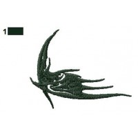 Bat Embroidery Design 08